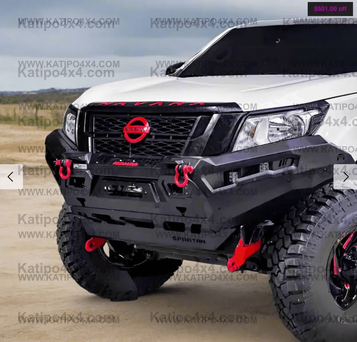 ARMANDO® - Spartan Bull Bar to Suit Nissan Navara NP300 2015-2020 V.1
