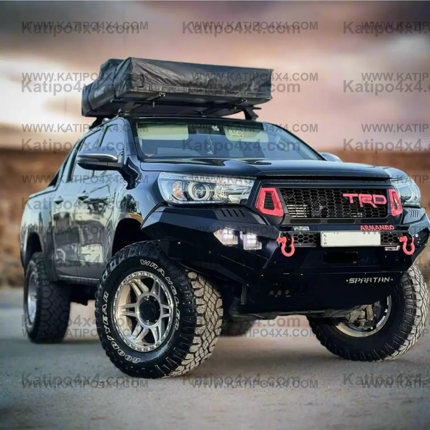 ARMANDO® - Spartan Bull Bar to Suit Toyota Hilux Revo N80 (A3) 2015 - 2020 V.1