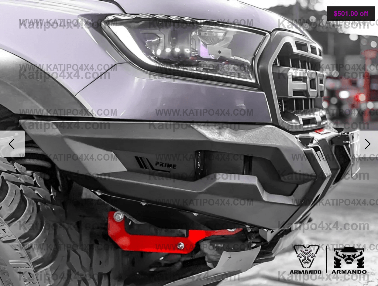 ARMANDO® - Prime Bull Bar to suit Ford Ranger Raptor 2018-2022 V.2