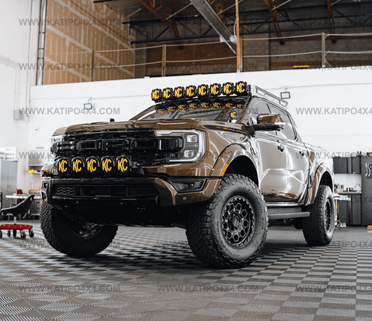 KC Gravity® Bumper Light Bar Bundle for Ford Ranger Raptor 2022-2026+