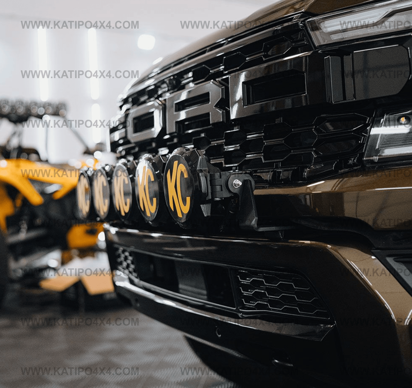 KC Gravity® Bumper Light Bar Bundle for Ford Ranger Raptor 2022-2026+