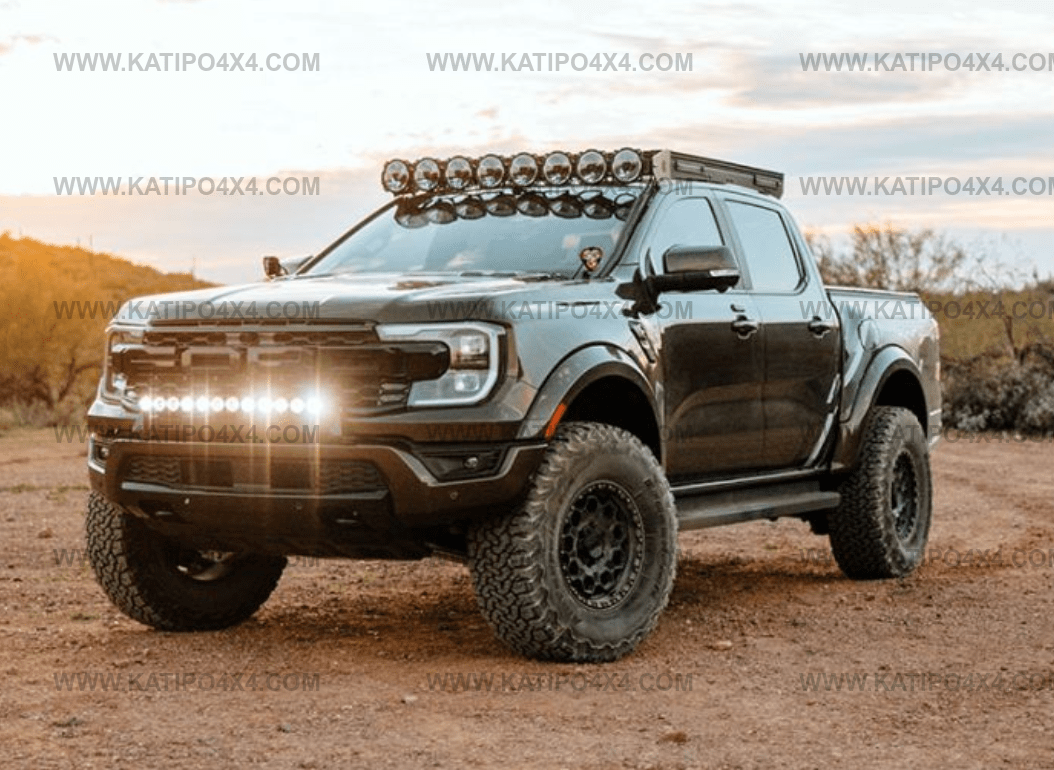 KC FLEX ERA® 30" Bumper Light Bar Bundle for Ford Ranger Raptor 2022-2026+