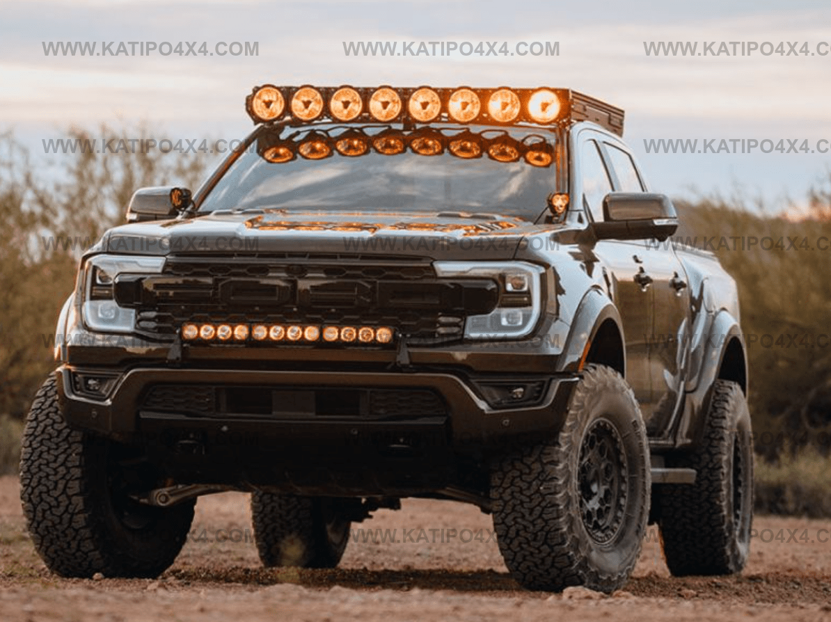 KC FLEX ERA® 30" Bumper Light Bar Bundle for Ford Ranger Raptor 2022-2026+