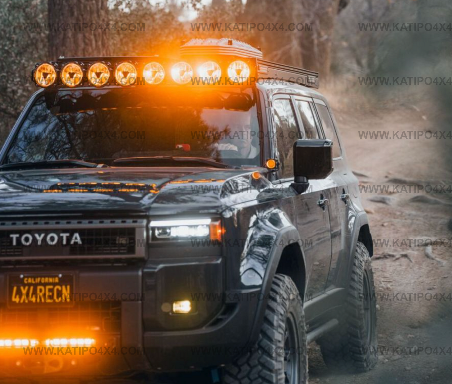 KC Platform One™ Roof Rack with 360° Lighting - Toyota Landcruiser (2024-2026+)