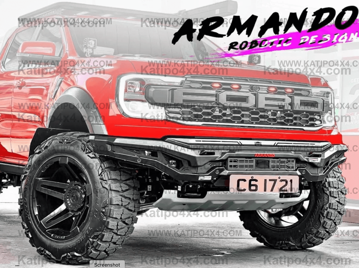 ARMANDO® - Prime Series Bull Bar – Ford Next Gen Ranger (2022+-Current)