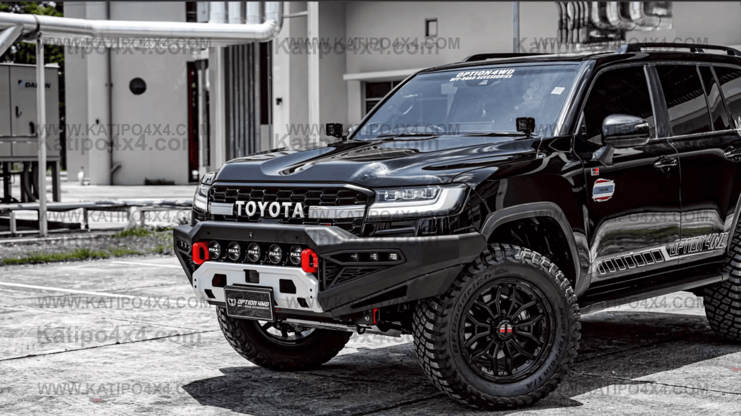 OPTION4WD - TOYOTA LC300 , BAJA FRONT WINCH BAR - TOYOTA LC300 2022+