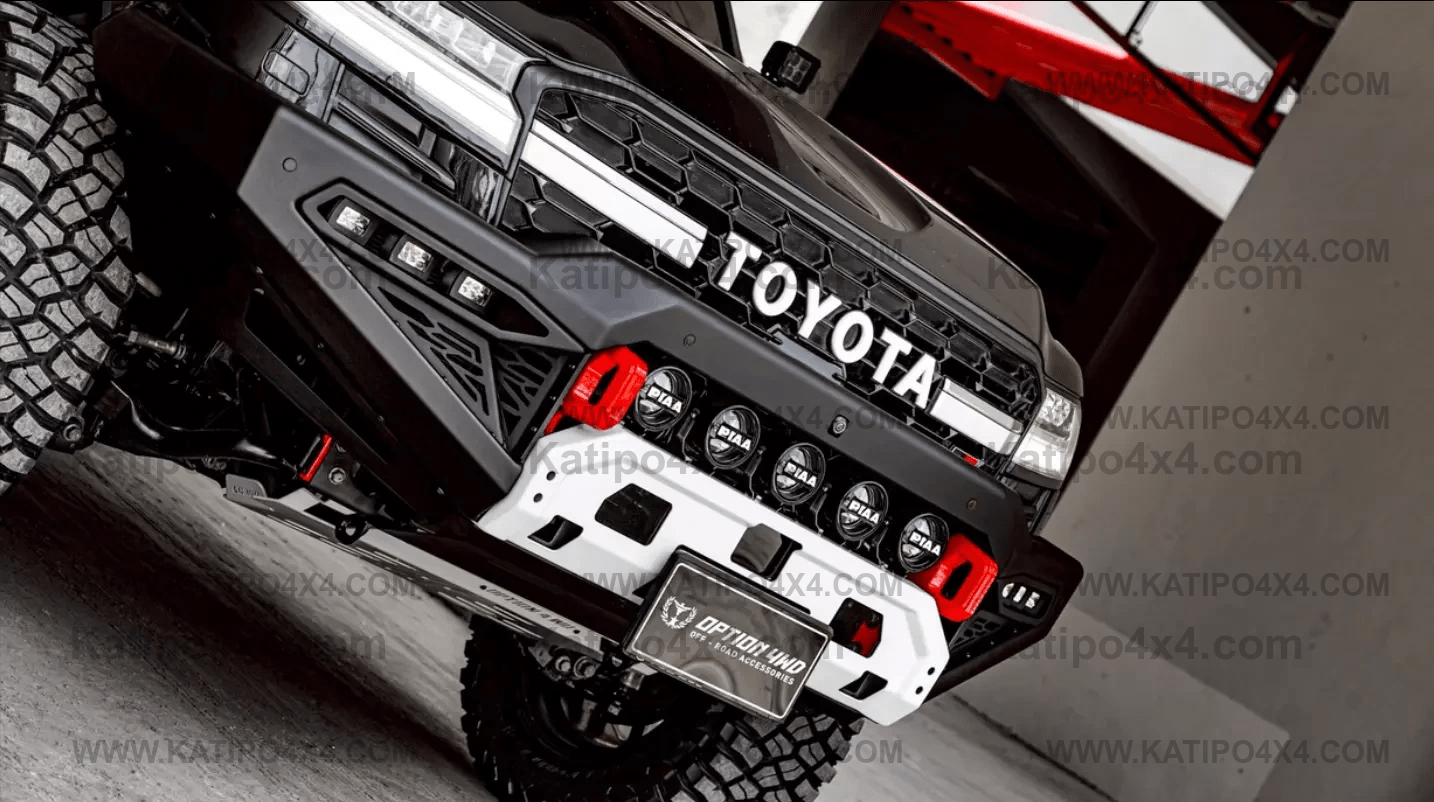OPTION4WD - TOYOTA LC300 , BAJA FRONT WINCH BAR - TOYOTA LC300 2022+
