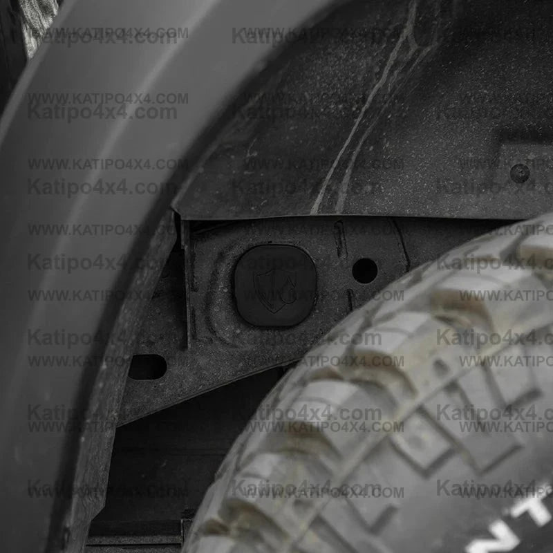 2pcs Rear axle rubber protective cover For NEXT-GEN Ford Ranger T9 2022- 2024+ Rear frame beam sealing Sandproof cover chassis Accessories
