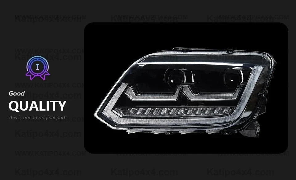 LED HEADLIGHTS for VW AMAROK 2010-2020 AMAROK Head Drl Dynamic Signal Projector Lens ( FREE WORLD-WIDE SHIPPING )