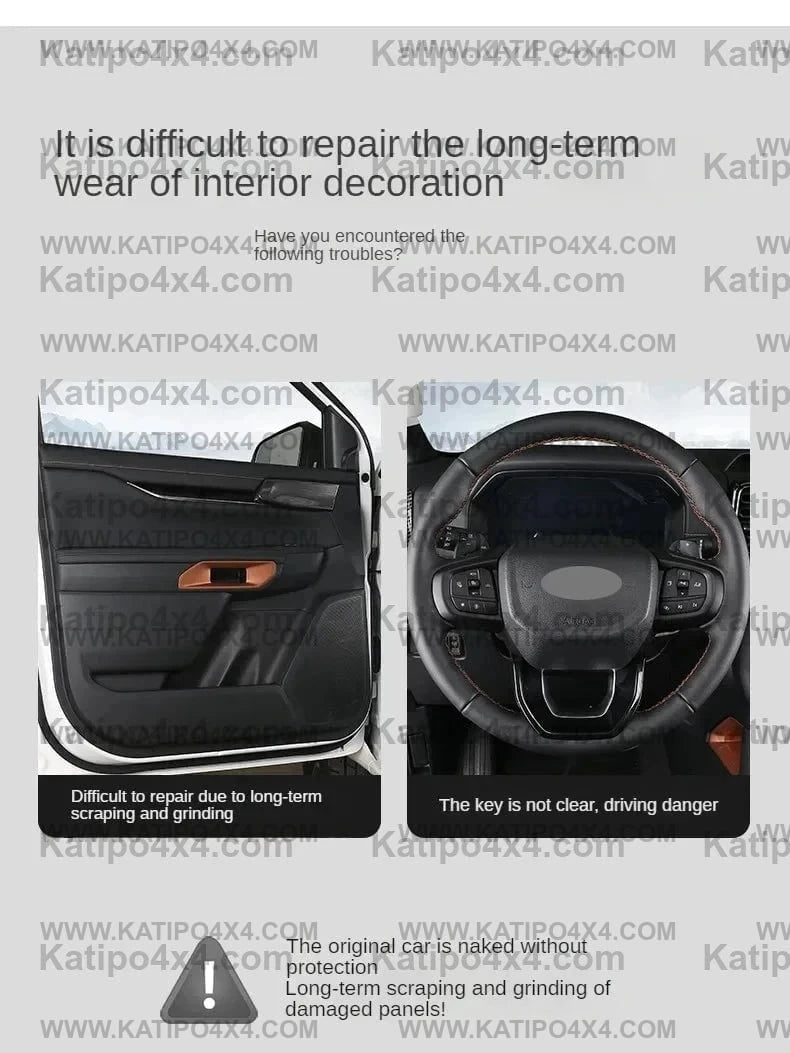 NEXT-GEN FORD RANGER & RAPTOR  Interior Trim Upgrade