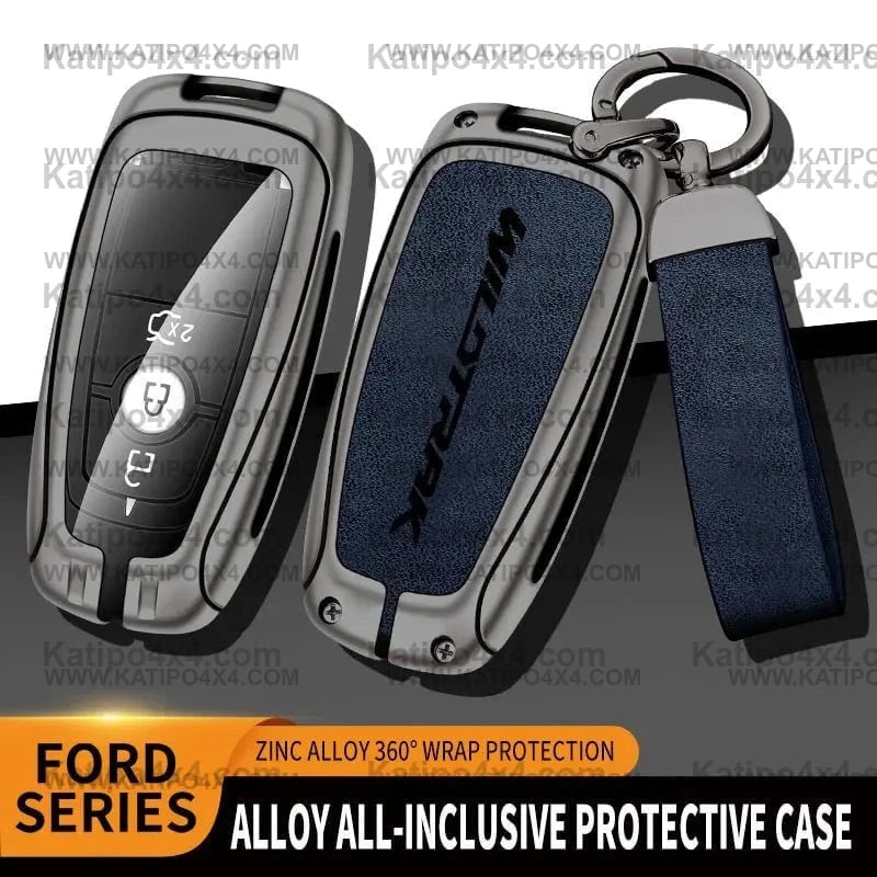 WILDTRAK: Zinc Alloy Car Key Fob Case For Ford Ranger, Everest and Raptor ( FREE WORLDWIDE SHIPPING )