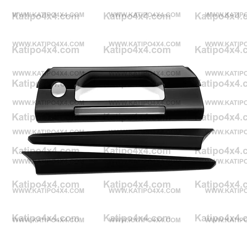 NEXT-GEN Ford Ranger 2023+ Black OR Carbon Fiber Rear Trunk Handle & trim Covers