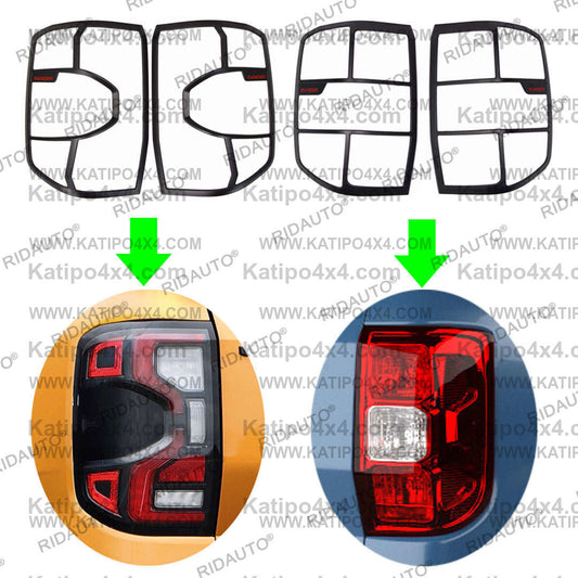 NEXT-GEN FORD RANGER & RAPTOR 2023+ REAR LIGHT TRIM COVERS / PROTECTION