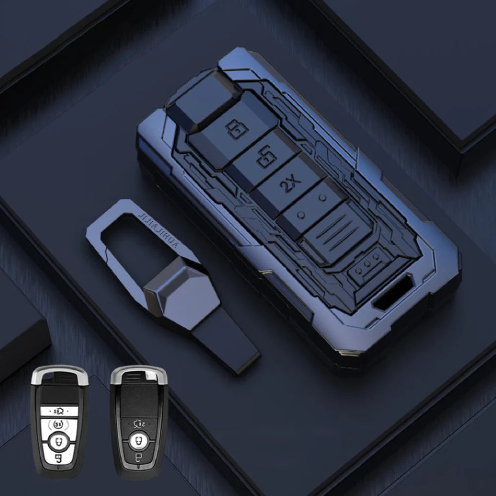 MAXIMUM STRENGTH : Zinc Alloy Car Key Case for FORD: RANGER, RAPTOR & EVEREST