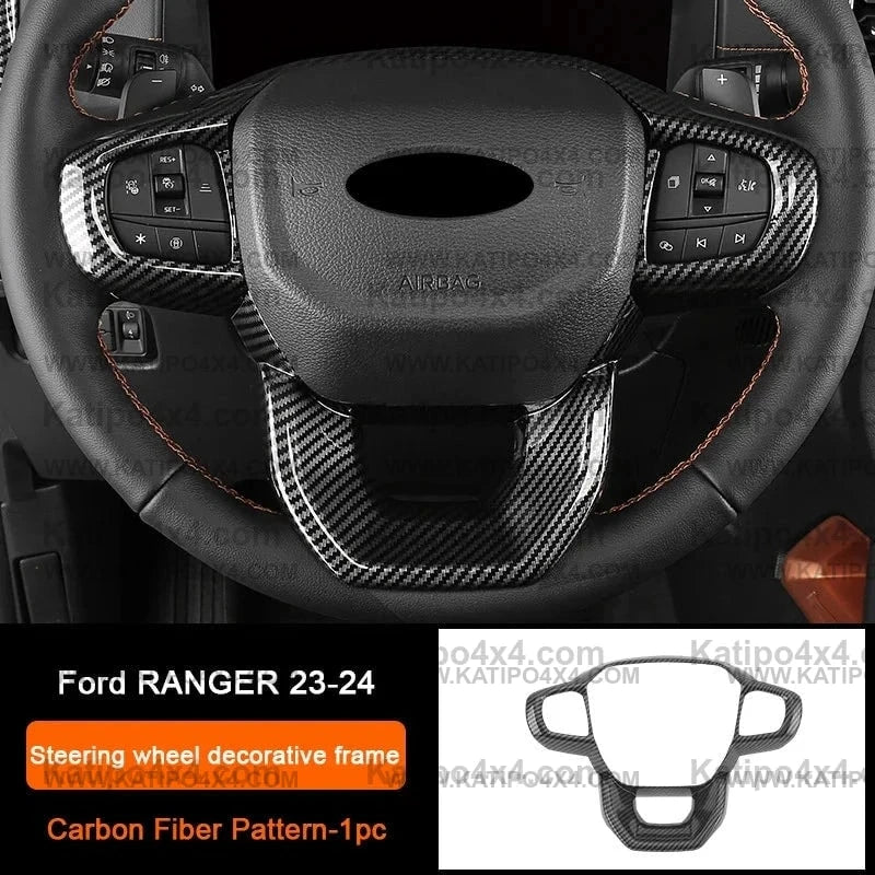 Carbon Fiber Interior Overlay ,For Next-Gen 2022+ Ranger, Raptor & Everest