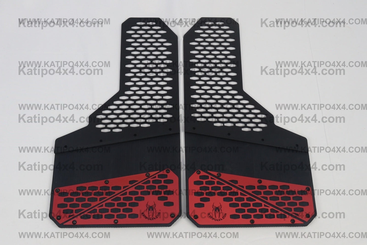 Universal Wide Wheel Mud Flaps ( 2pc ) KATIPŌ-MESH Mud Flaps ( Rubber Flex Model )