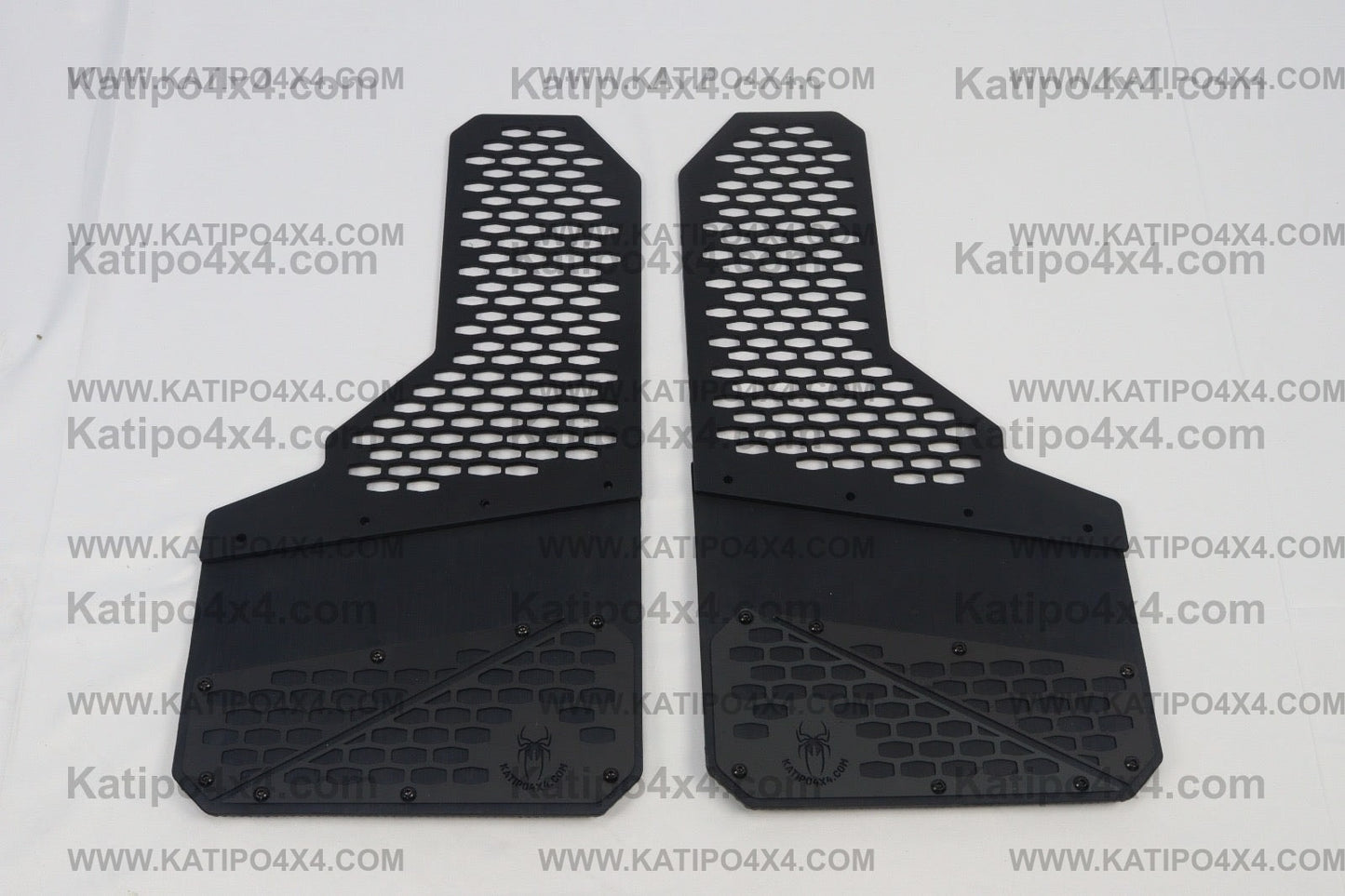 Universal Wide Wheel Mud Flaps ( 2pc ) KATIPŌ-MESH Mud Flaps ( Rubber Flex Model )