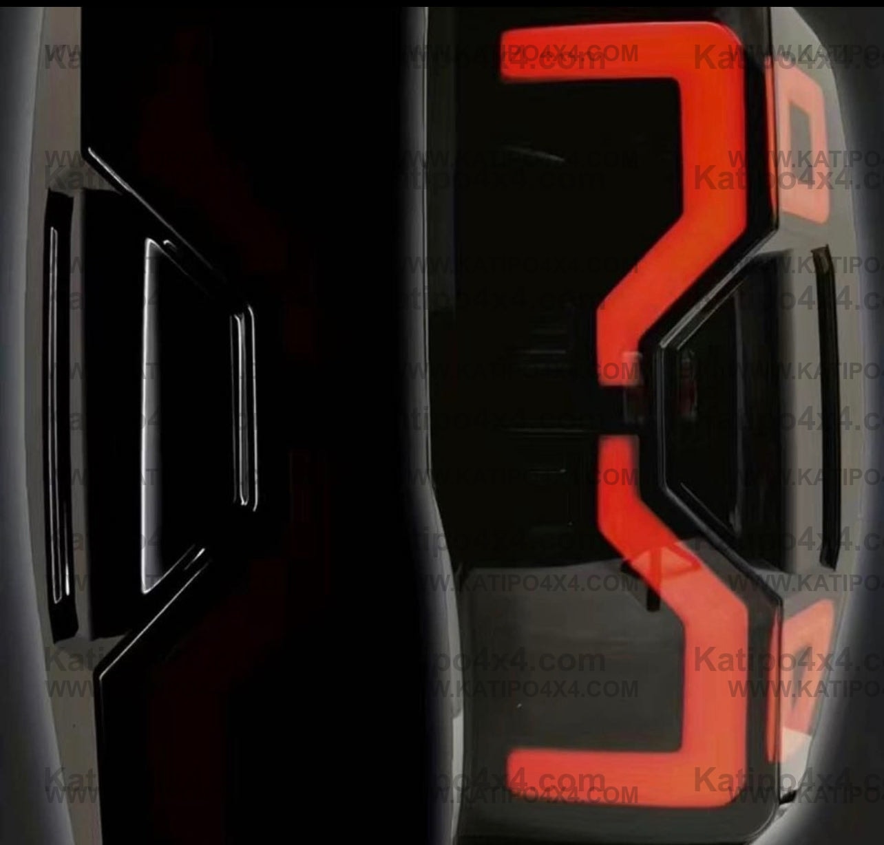 FORD RANGER / RAPTOR / LED REAR TAIL LIGHTS, TYPE - TRON (2012-2022) ( FREE WORLDWIDE SHIPPING )