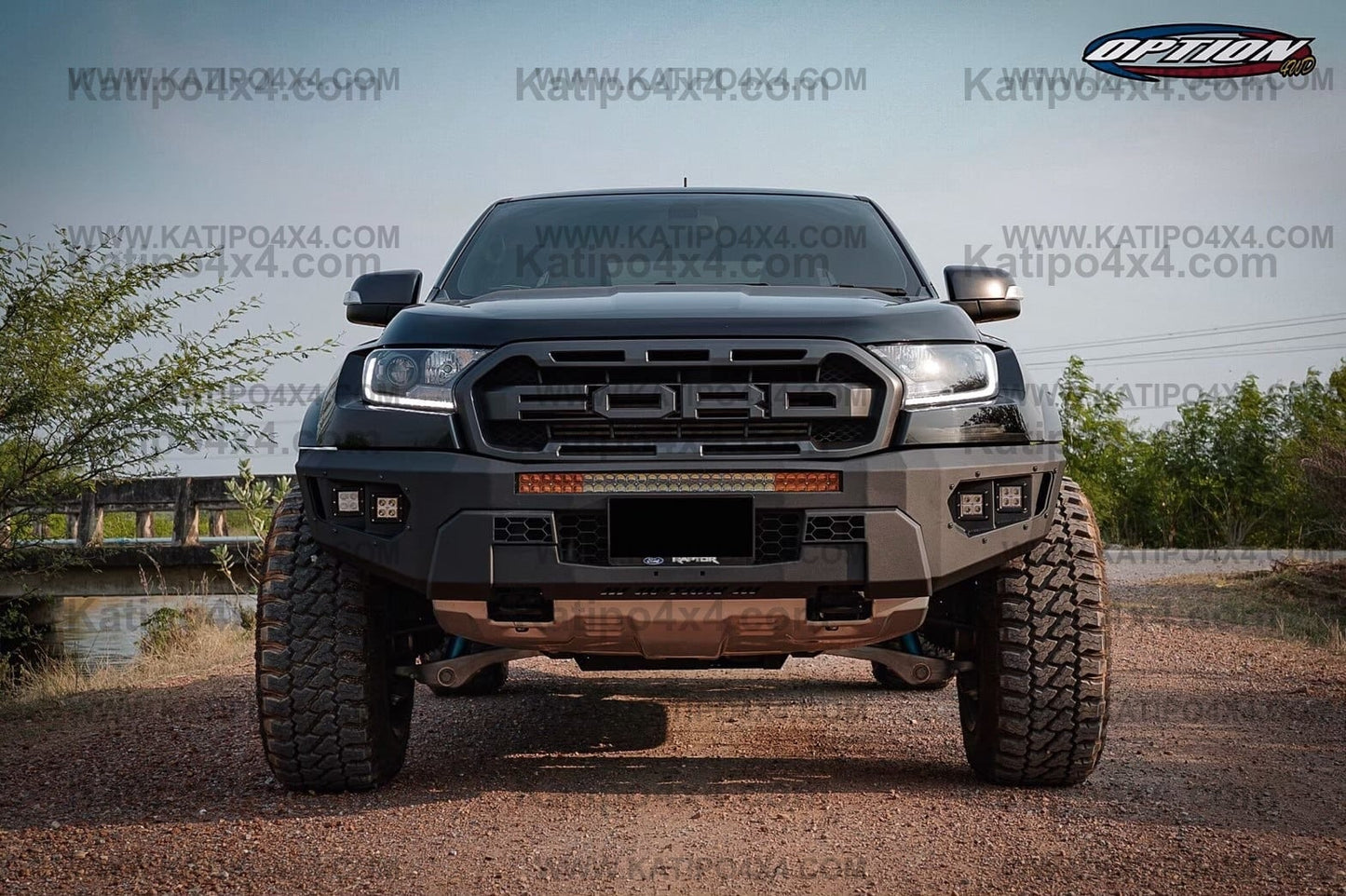 V.1 FRONT WINCH BAR, FORD RANGER RAPTOR