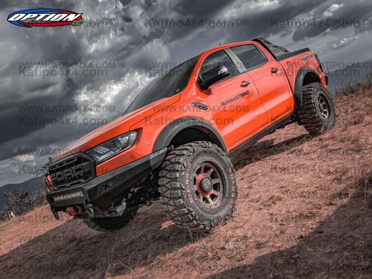 OPTION-X FRONT WINCH BAR, RANGER RAPTOR (2018-2022)