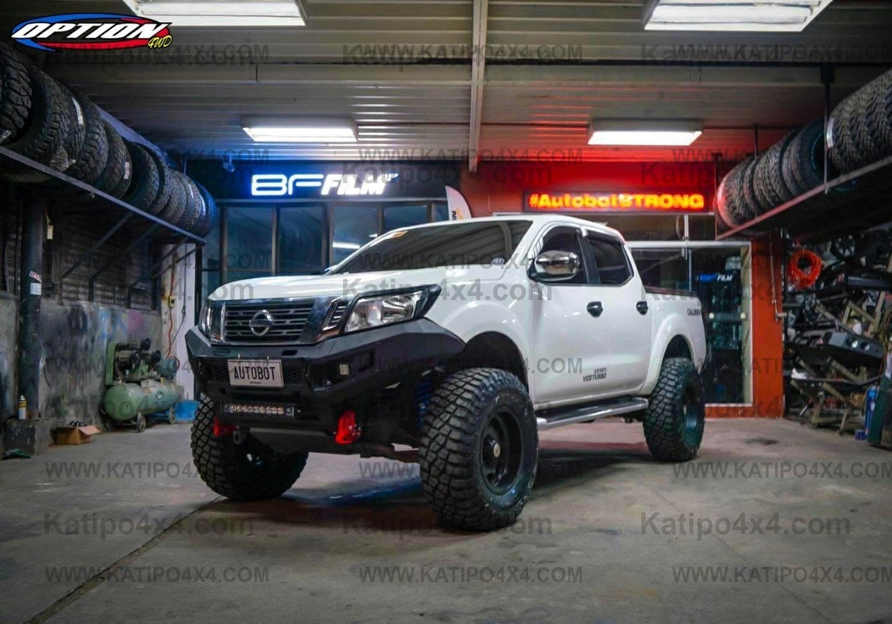 OPTION4WD - V.1 FRONT WINCH BAR - NISSAN NAVARA (2015-2019 )