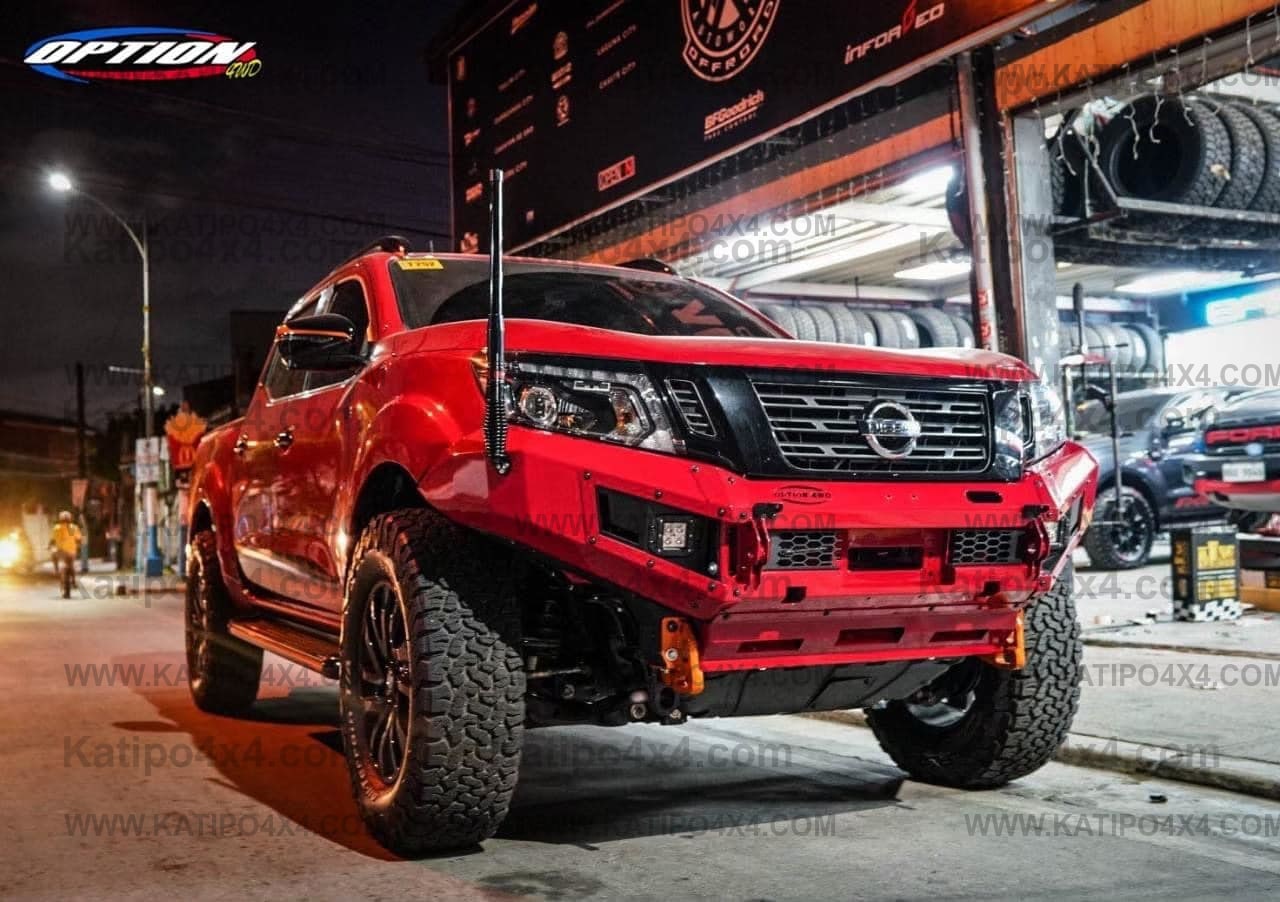 OPTION4WD - V.1 FRONT WINCH BAR - NISSAN NAVARA (2015-2019 )