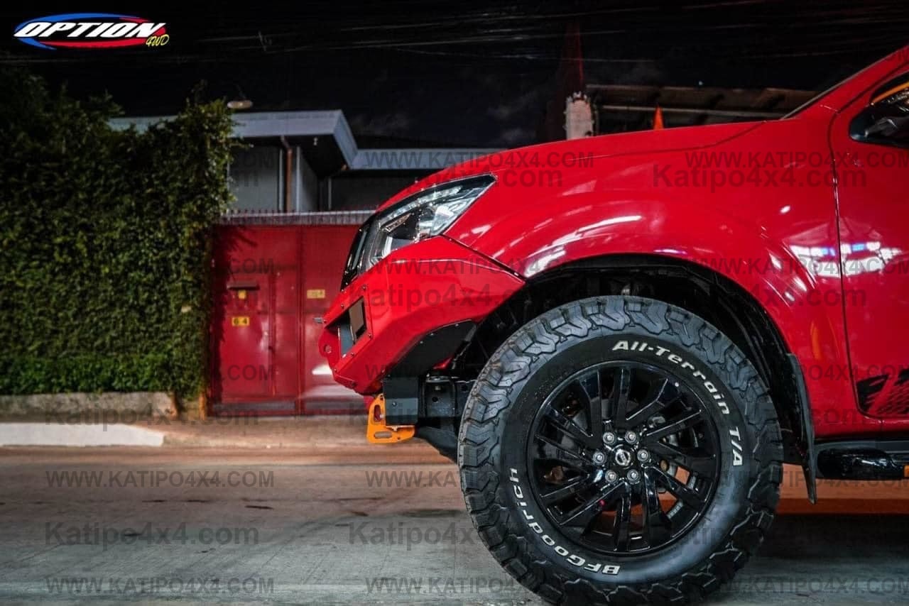 OPTION4WD - V.1 FRONT WINCH BAR - NISSAN NAVARA (2015-2019 )