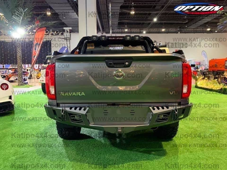 NISSAN NAVARA 2015-2019 REAR BAR WITH 2" HITCH ( SPORT )