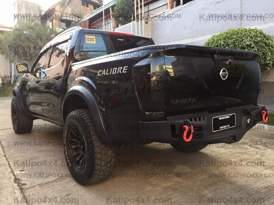 NISSAN NAVARA 2015-2019 REAR BAR WITH 2" HITCH ( SPORT )