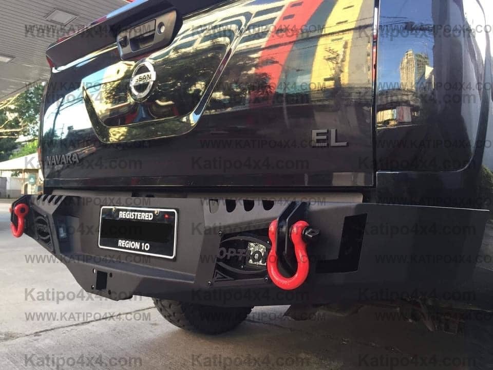 NISSAN NAVARA 2015-2019 REAR BAR WITH 2" HITCH ( SPORT )