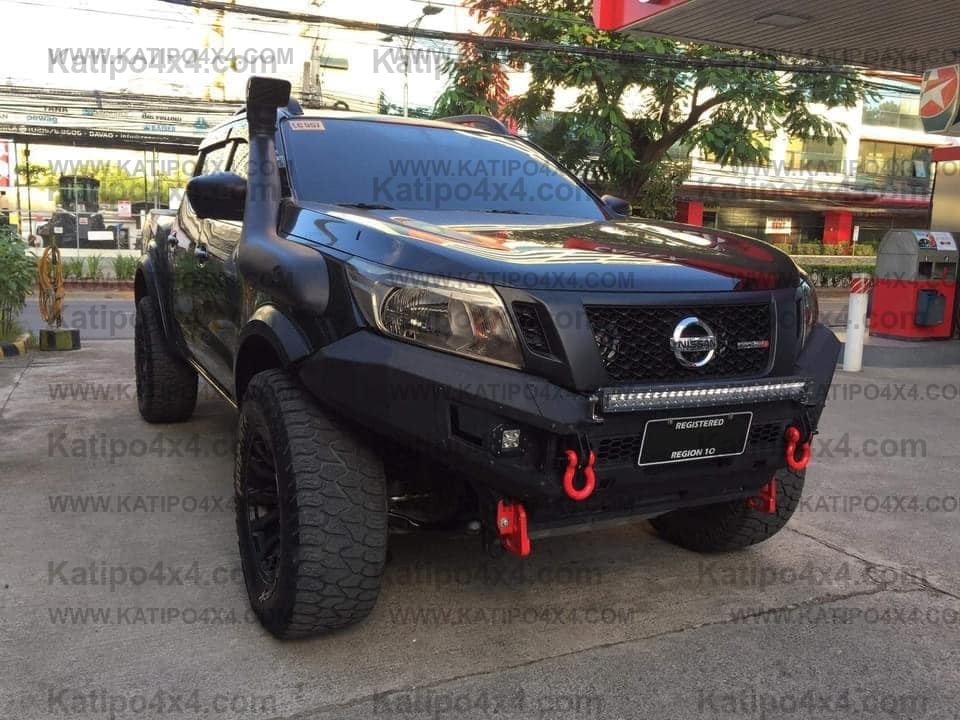 OPTION4WD - V.1 FRONT WINCH BAR - NISSAN NAVARA (2015-2019 )