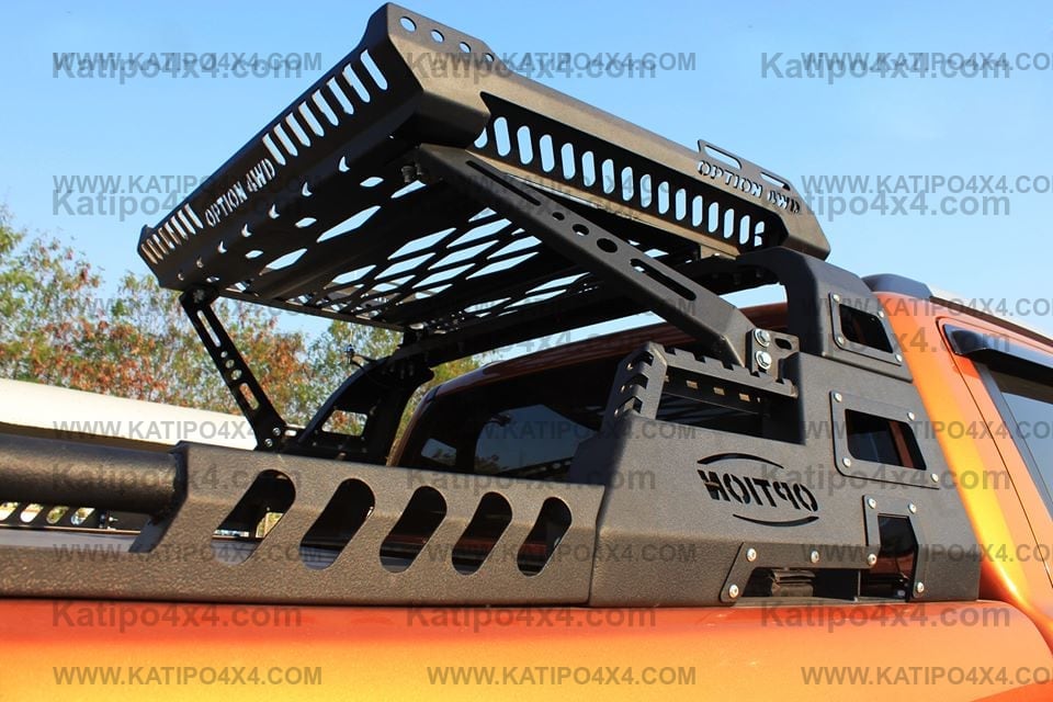 OPTION4WD - V.1 SPORT BAR & RACK ( UNIVERSAL ) Suitable to fit onto a HARD-LID