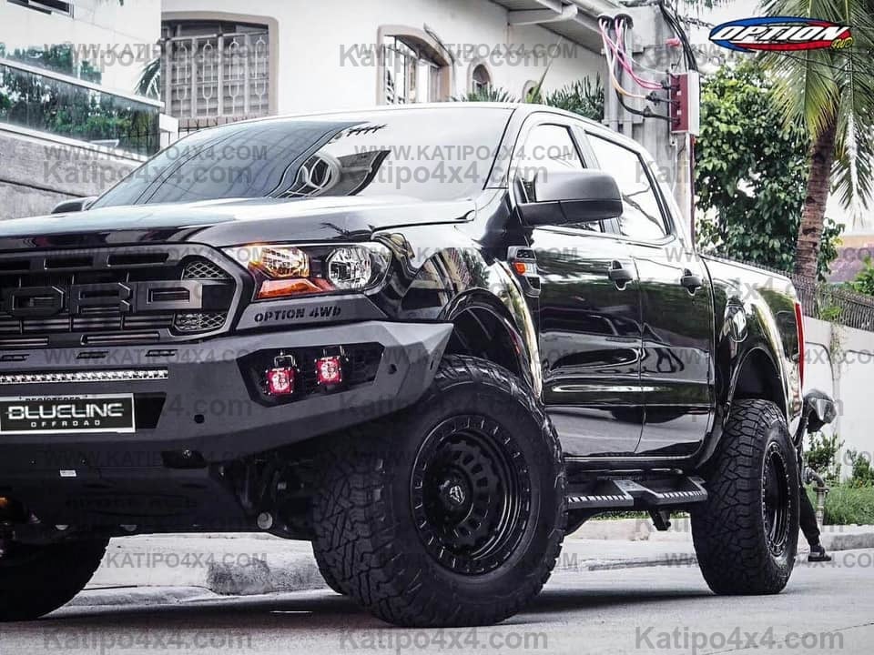 OPTION4WD - V.3 FRONT WINCH BAR - RANGER & EVEREST  (2015-2022)