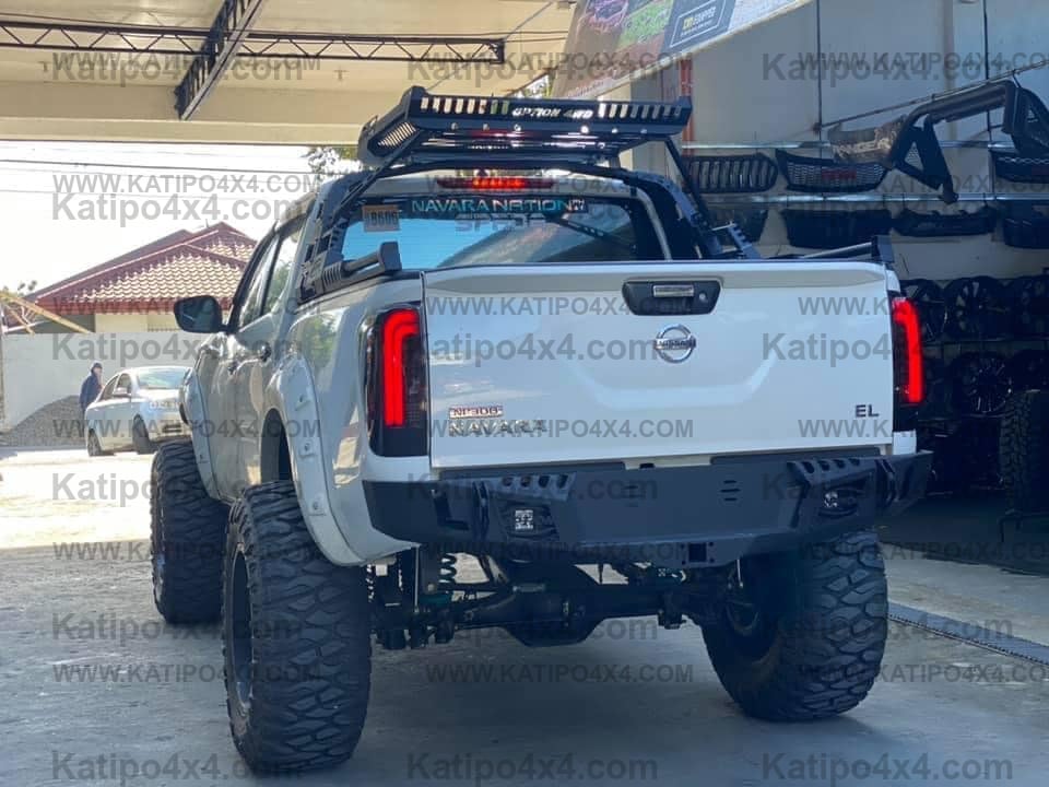 NISSAN NAVARA 2015-2019 REAR BAR WITH 2" HITCH ( SPORT )