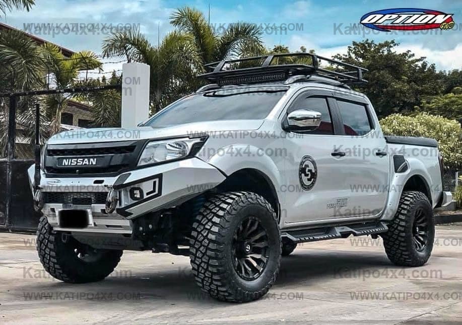 OPTION4WD - V.1 FRONT WINCH BAR - NISSAN NAVARA (2015-2019 )