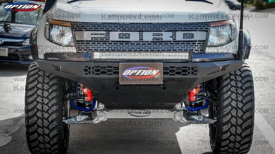 OPTION4WD - OPTION-X FRONT BULL BAR, FORD RANGER & EVEREST ( 2012-2022 ) FREE WORLDWIDE SHIPPING