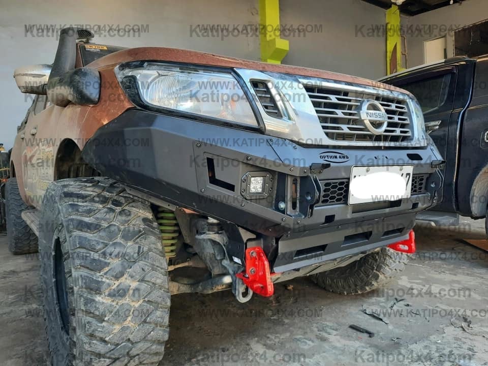 OPTION4WD - V.1 FRONT WINCH BAR - NISSAN NAVARA (2015-2019 )
