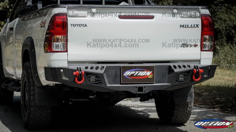 N80 TOYOTA HILUX REAR BAR & TOW HITCH ( 2015-2022 ) SPORT