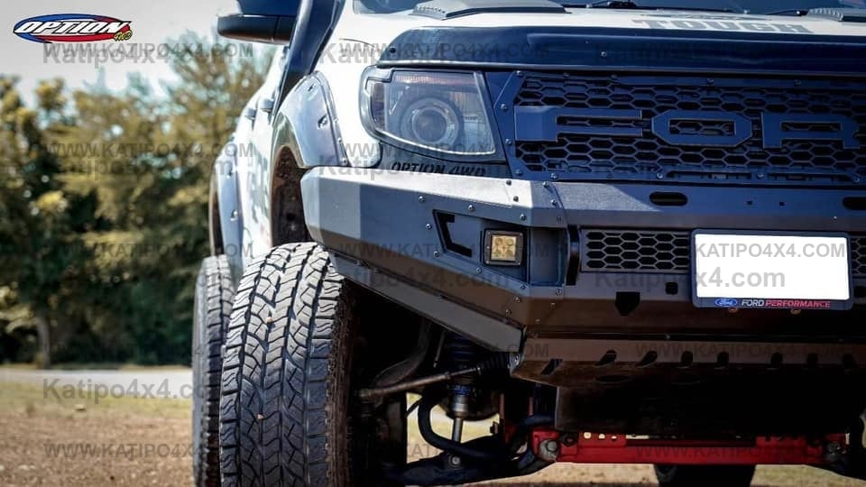 OPTION4WD - V.1 FRONT WINCH BAR,  PX1 FORD RANGER ( 2012-2014 )