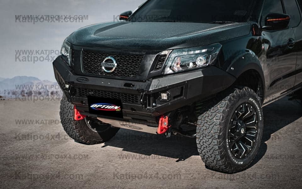 OPTION4WD - V.1 FRONT WINCH BAR - NISSAN NAVARA (2015-2019 )