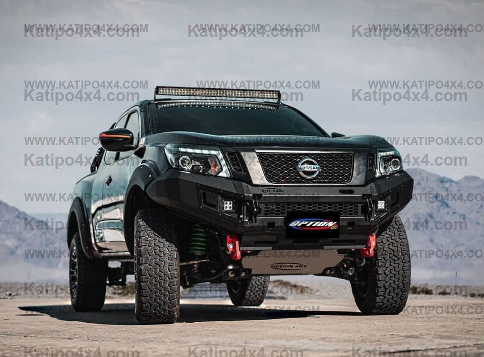 OPTION4WD - V.1 FRONT WINCH BAR - NISSAN NAVARA (2015-2019 )