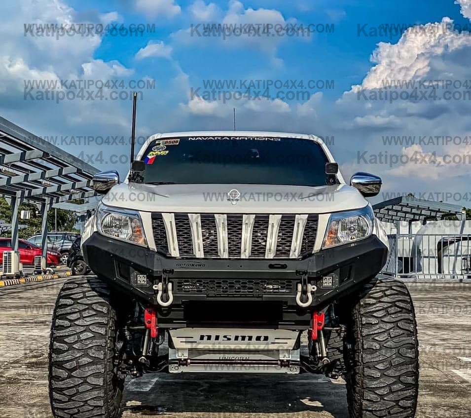 OPTION4WD - V.1 FRONT WINCH BAR - NISSAN NAVARA (2015-2019 )