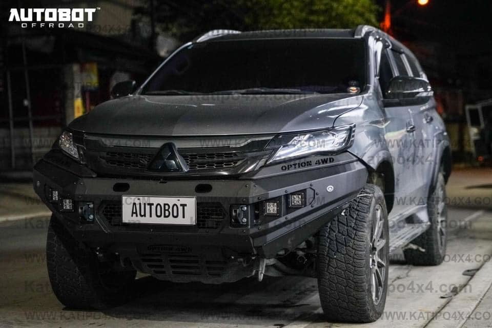 OPTION4WD - Mitsubishi Pajero V.1 FRONT WINCH BAR  ( 2015-2019 )
