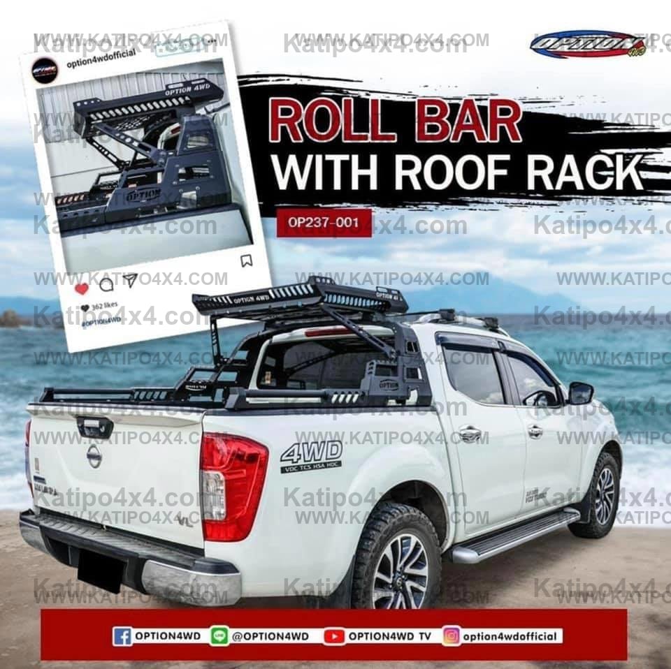 NISSAN NAVARA NP300 & MERCEDES SPORTS BAR V.1 & RACK ( 2015-2023 )