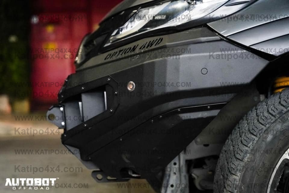 OPTION4WD - Mitsubishi Pajero V.1 FRONT WINCH BAR  ( 2015-2019 )