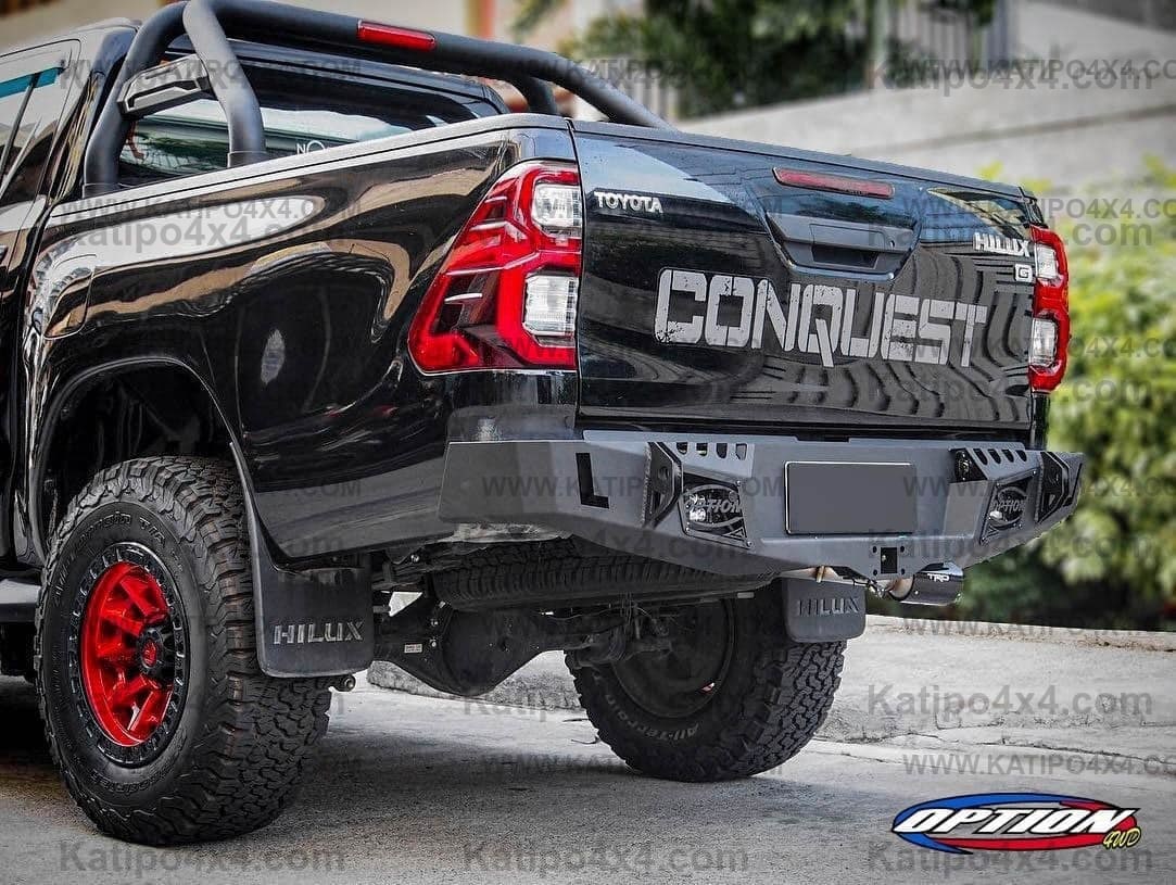 N80 TOYOTA HILUX REAR BAR & TOW HITCH ( 2015-2022 ) SPORT
