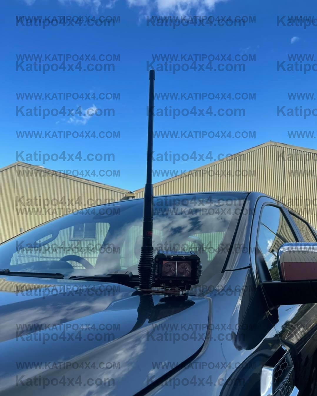 SCRUB KING: Ford Ranger PX Bonnet Hinge Ditch Light Bracket Pair 2012-2022 ( N.Z ONLY )