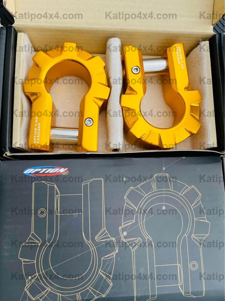 Option4WD Aluminium Shackles ( NEW ZEALAND ONLY )
