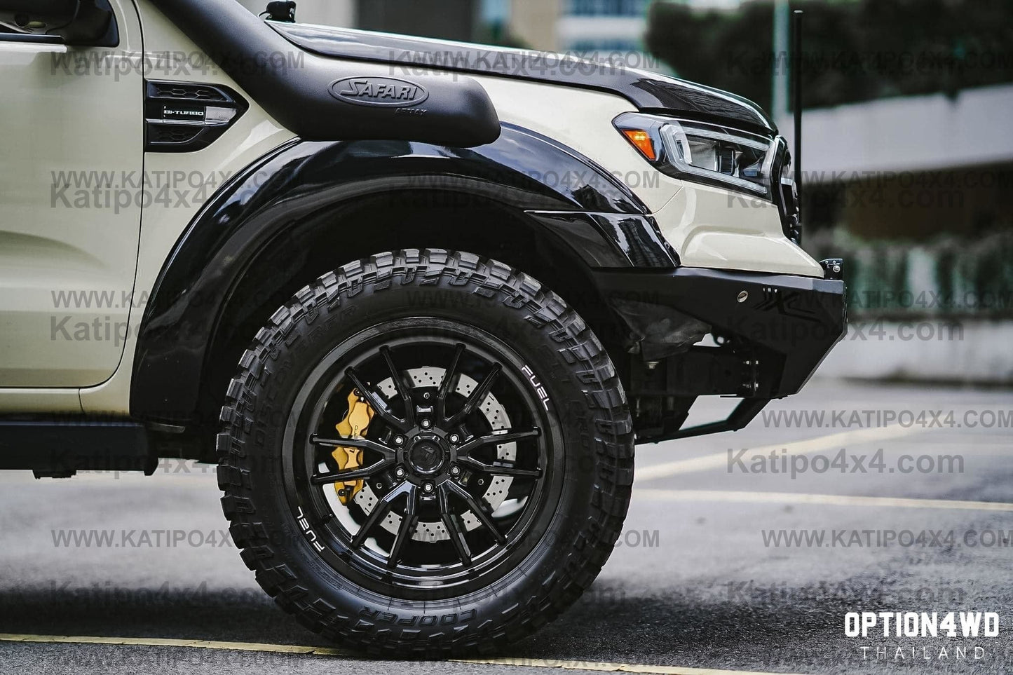 OPTION4WD - OPTION-X FRONT BULL BAR, FORD RANGER & EVEREST ( 2012-2022 ) FREE WORLDWIDE SHIPPING