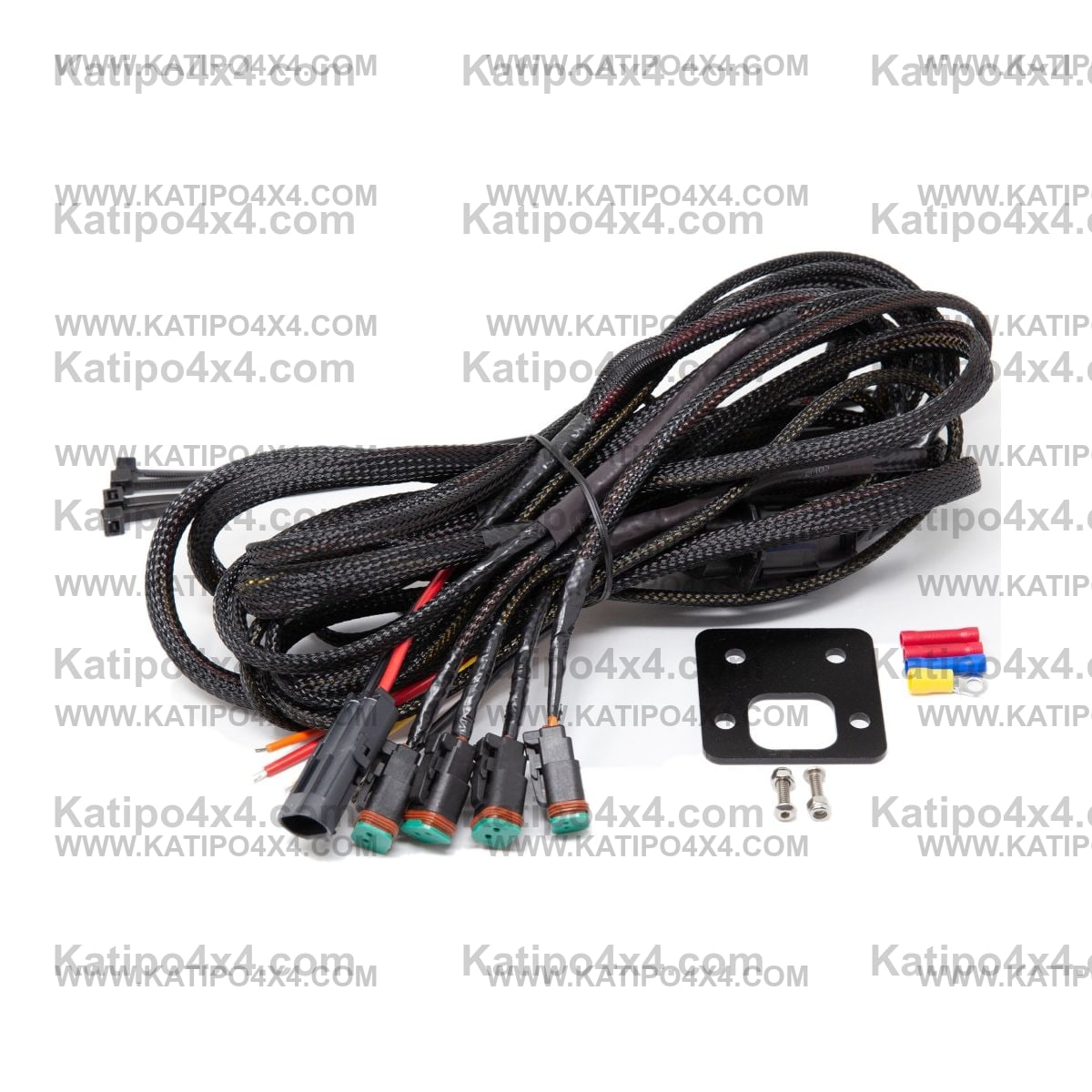 KC Hi-Lights M-RACK - WIRE HARNESS ( FRONT LIGHT BAR & 4X SIDE LIGHTS )